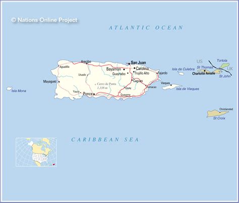 Reference Maps of Puerto Rico .